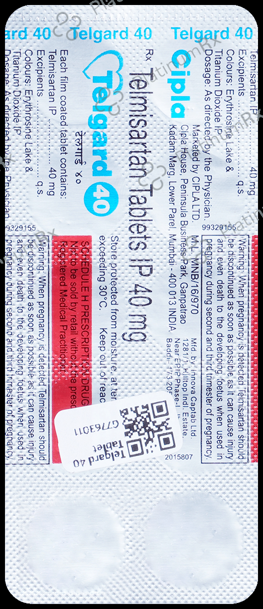 Telgard 40mg Tablet 10s