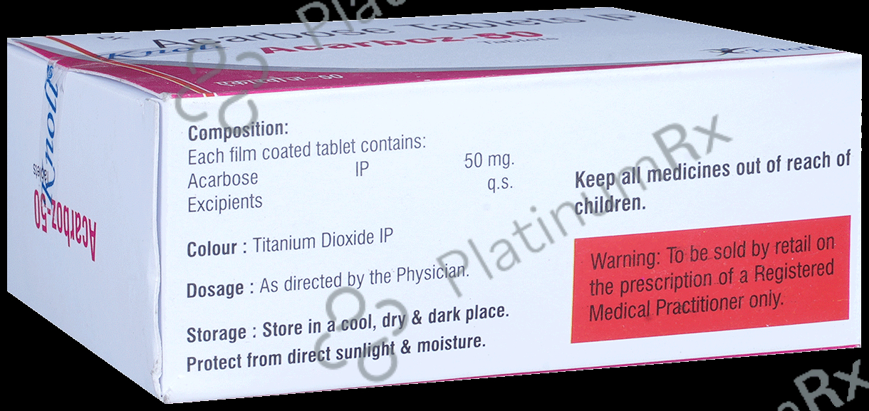 Acarboz 50mg Tablet 10s