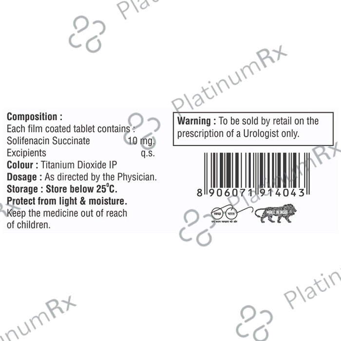 Solifenacin 5 Tablet
