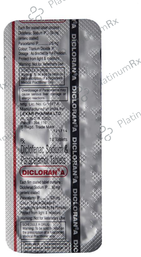 Dicloran A 50/325mg Tablet 10s