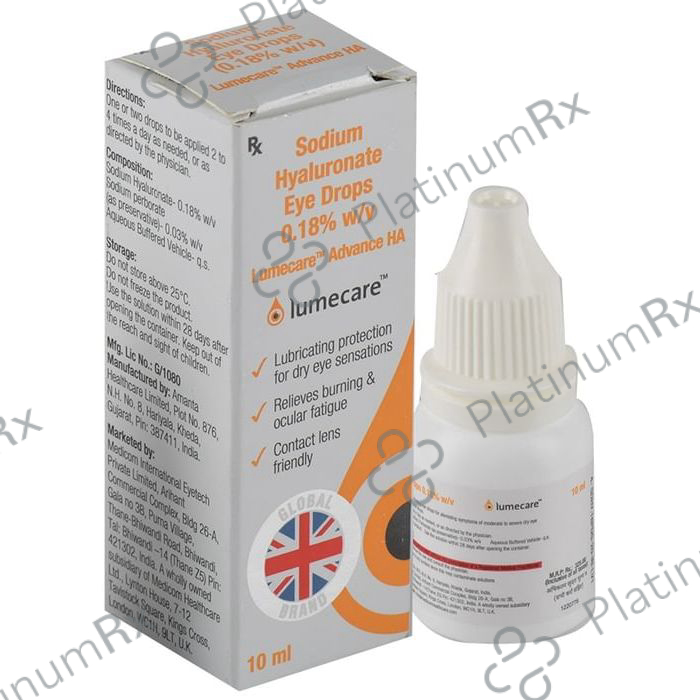 Lumecare Advance HA Eye Drop