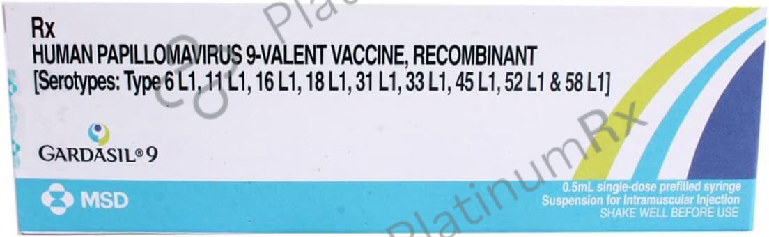 Gardasil 9 Vaccine 0.5ml