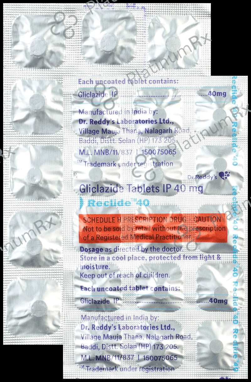 Reclide 40mg Tablet 15s