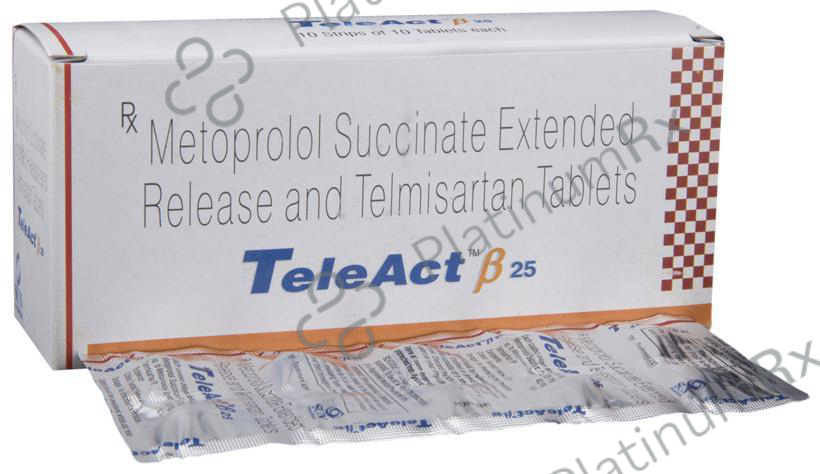 Teleact Beta 25 23.75/40mg Tablet ER 10s