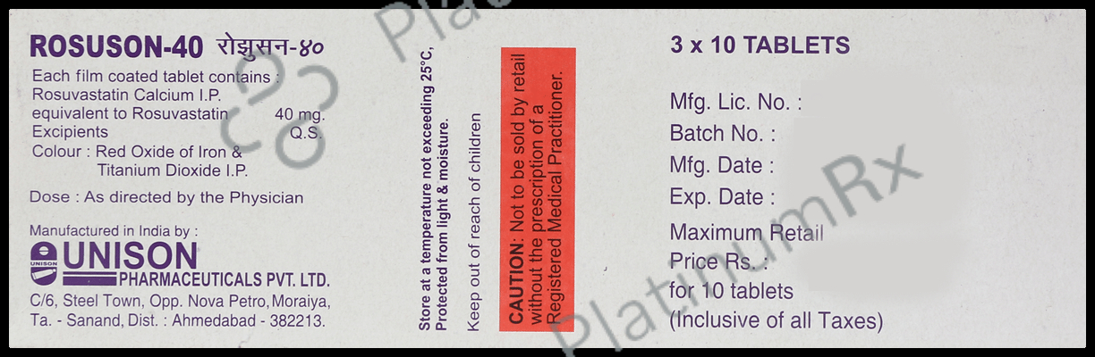 Rosuson 40 Tablet