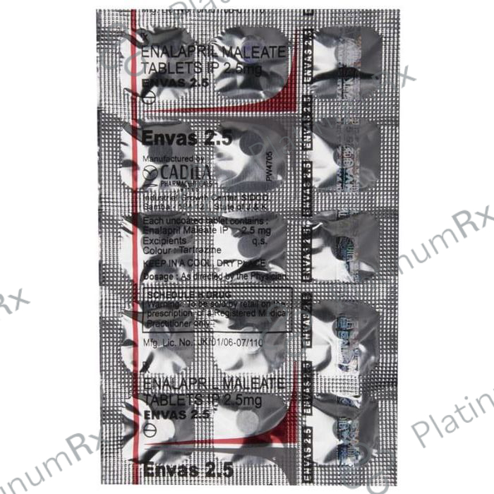Envas 2.5mg Tablet 15s
