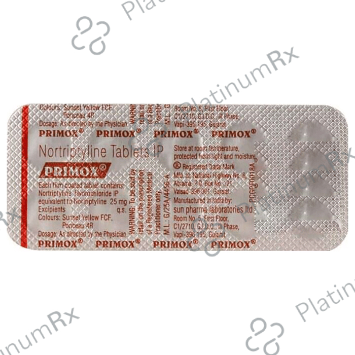 Primox 25mg Tablet 10s