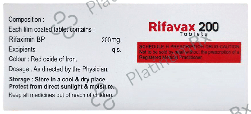Rifavax 200mg Tablet