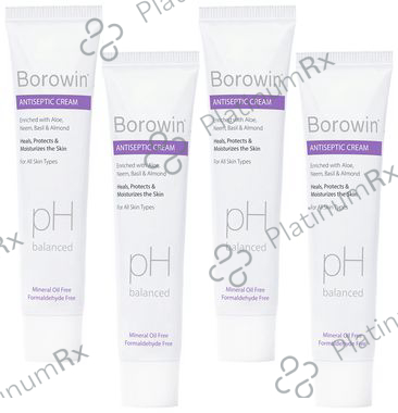 Borowin Antiseptic Cream (30gm Each) 4 Tube
