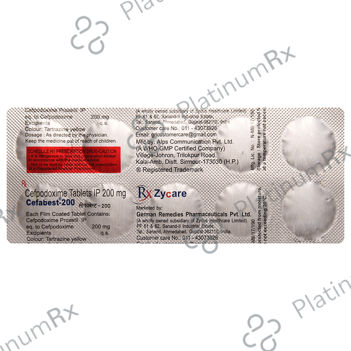 Cefabest 200 Tablet