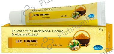 Leeford Leo Turmic Skin Cream with Sandalwood & Aloevera Extract