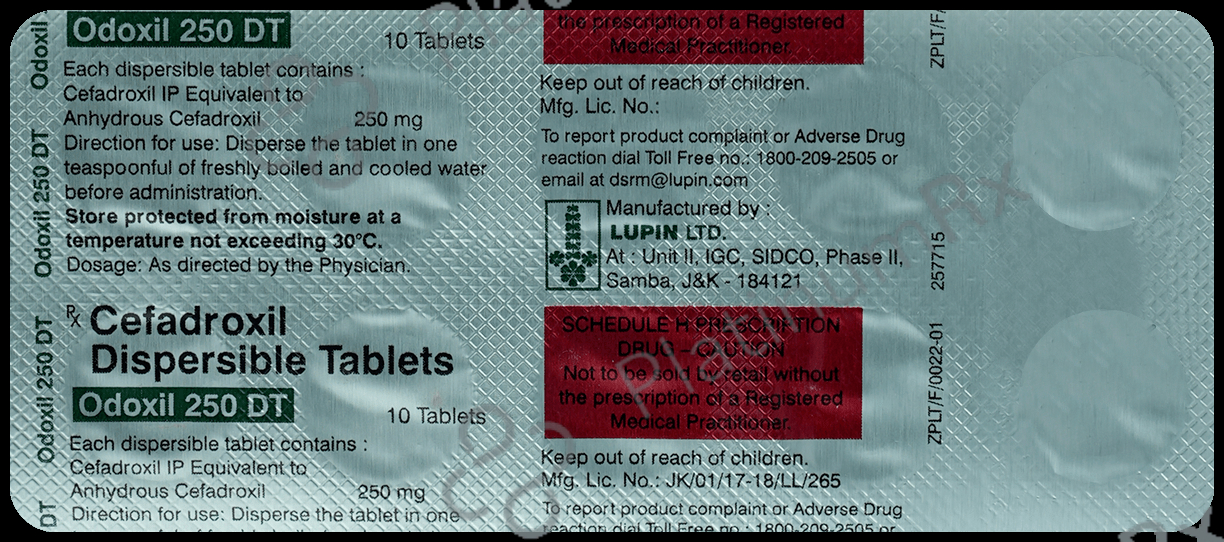 Odoxil 250 DT Tablet