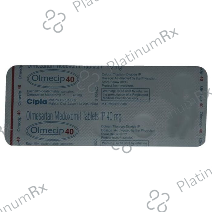 Olmecip 40mg Tablet 10s
