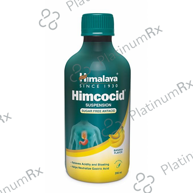 Himalaya Himcocid Sugar Free Suspension Antacid Banana 200ml