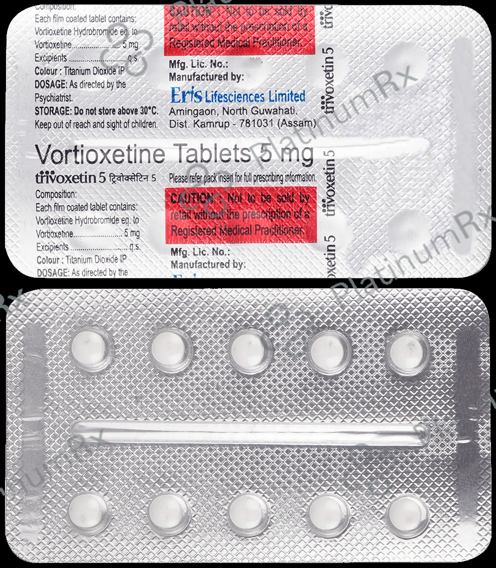 Trivoxetin 5mg Tablet