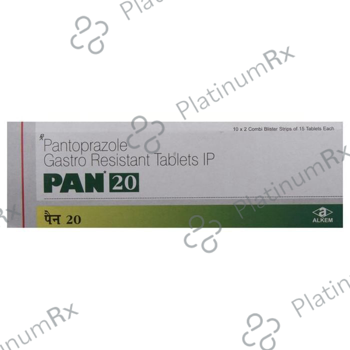 PAN 20mg Tablet 15s