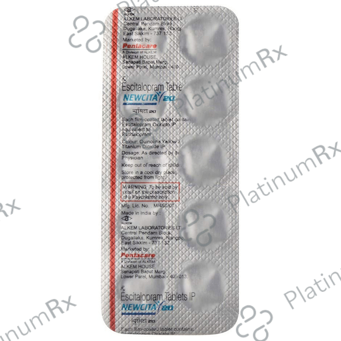 Newcita 20mg Tablet 10s