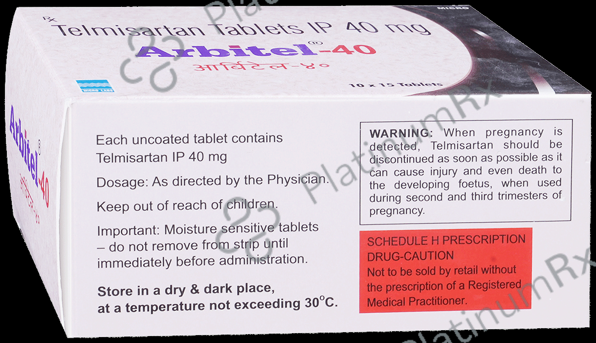 Arbitel 40mg Tablet 15s