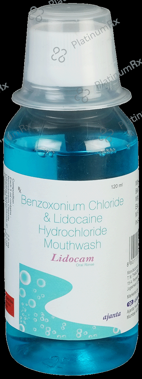 Lidocam Mouth Wash 120ml