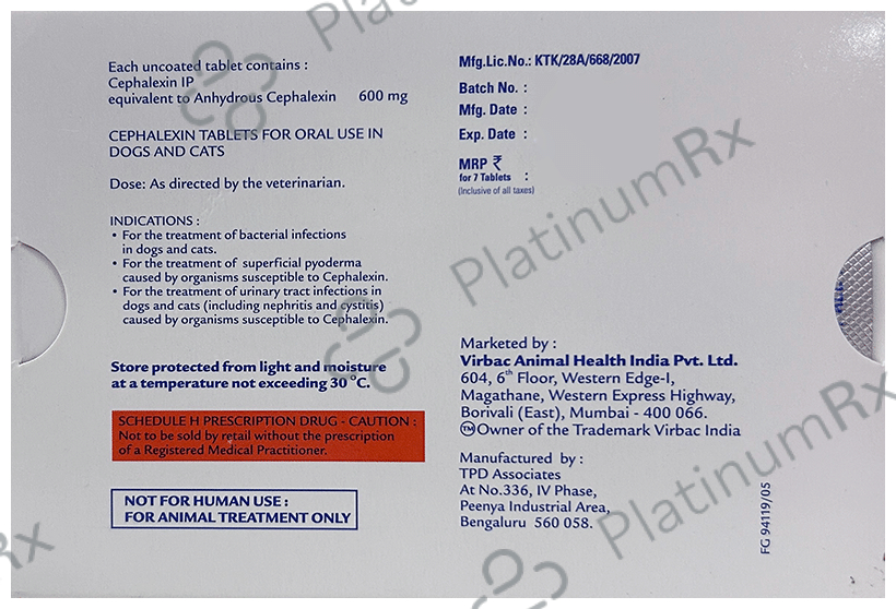 Lixen 600mg Pet Tablet