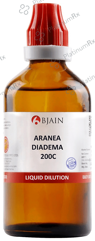 Bjain Aranea Diadema Dilution 200C 100 ml