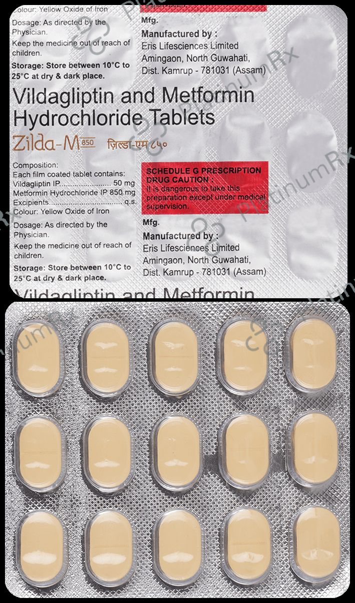 Zilda M 850 Tablet 15 Tablet