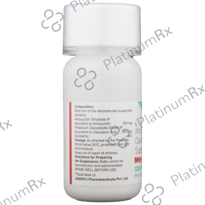 Mega CV 228.5mg Dry Syrup 30ml