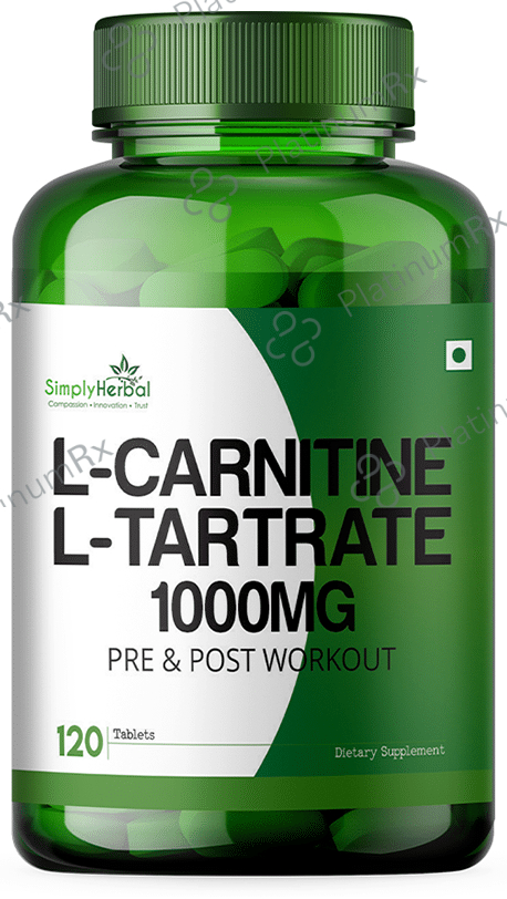 Simply Herbal L-Carnitine L-Tartrate 1000mg Tablet