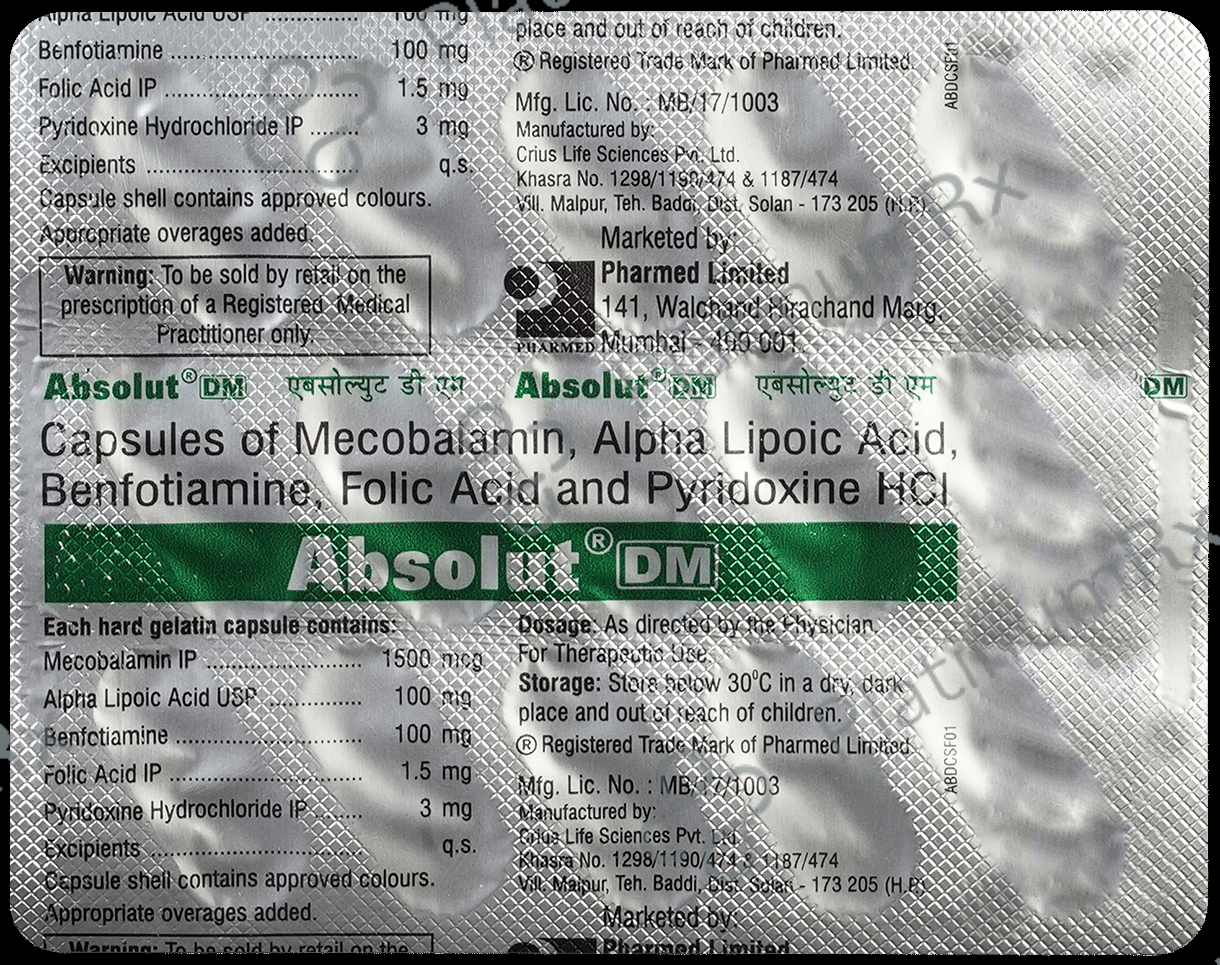 Absolut DM Capsule 15s