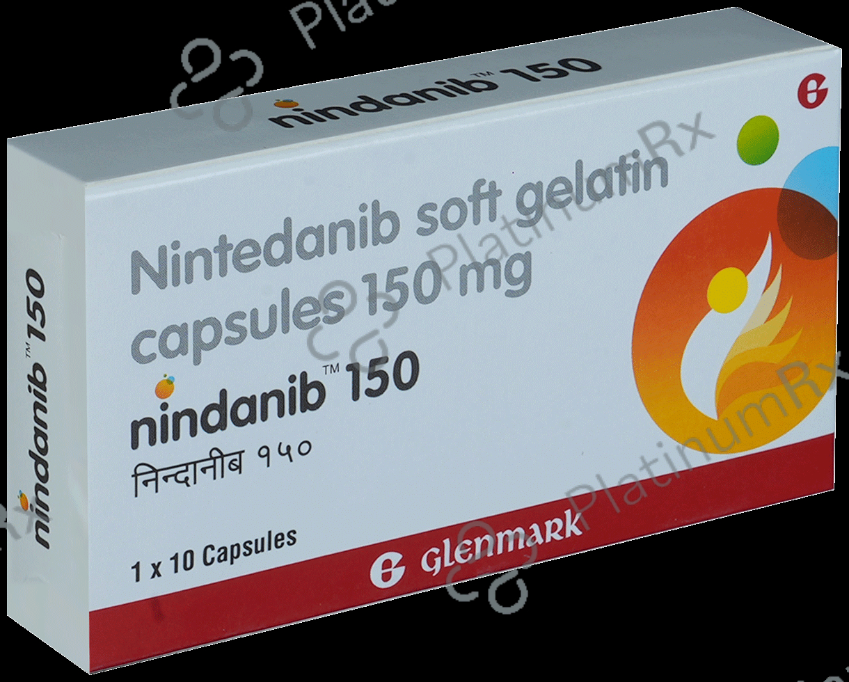 Nindanib 150mg Soft Gelatin Capsule 10s
