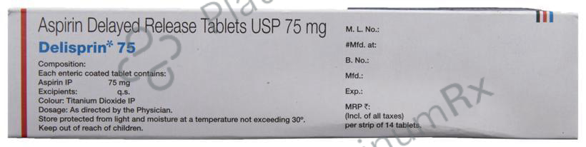 Delisprin 75mg Tablet 14s