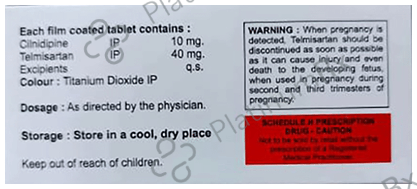 Cilsam T 10mg/40mg Tablet