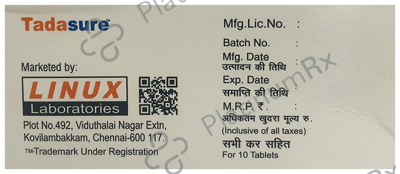 Tadasure 5mg Tablet 10s