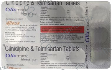 Cilix T 20mg/40mg Tablet