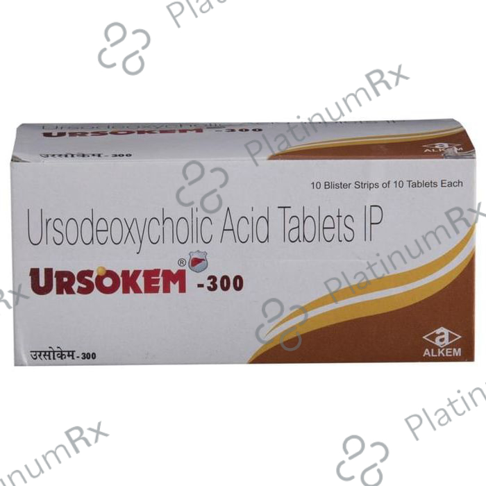 Ursokem 300mg Tablet 10s
