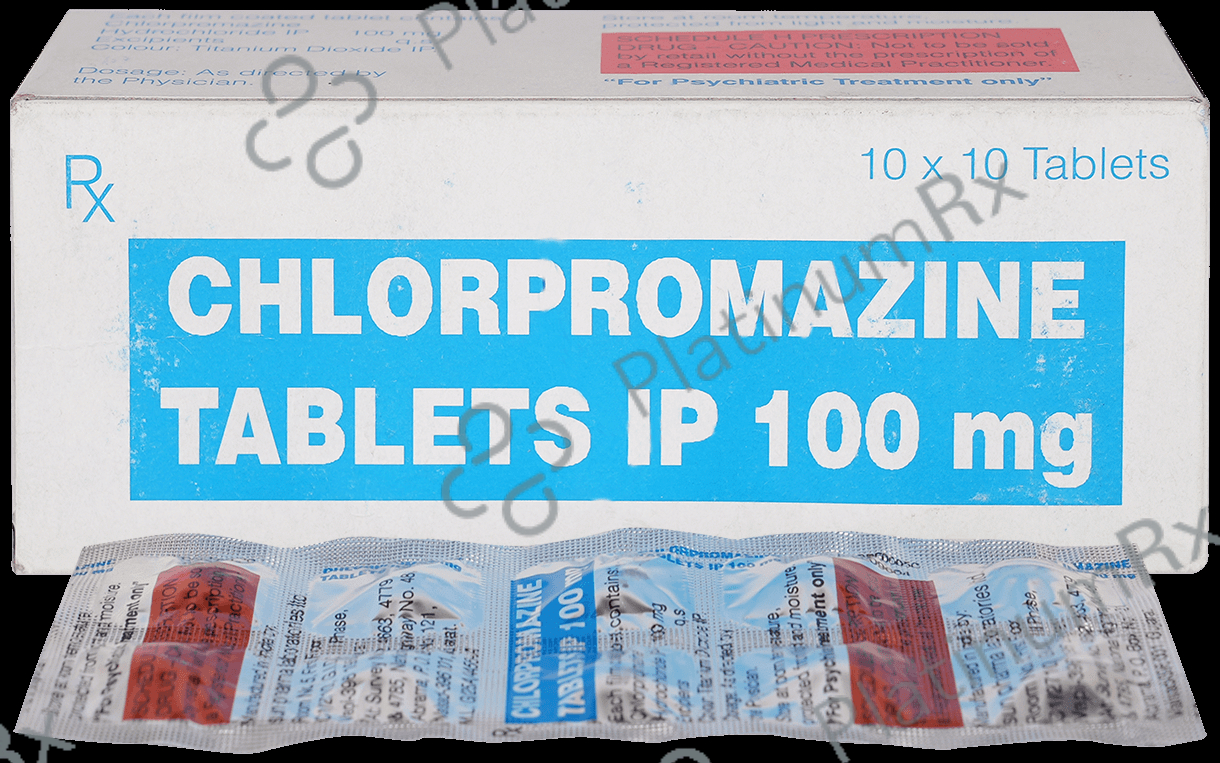 Chlorpromazine 100mg Tablet 10 Tablet Sun Pharma Industries