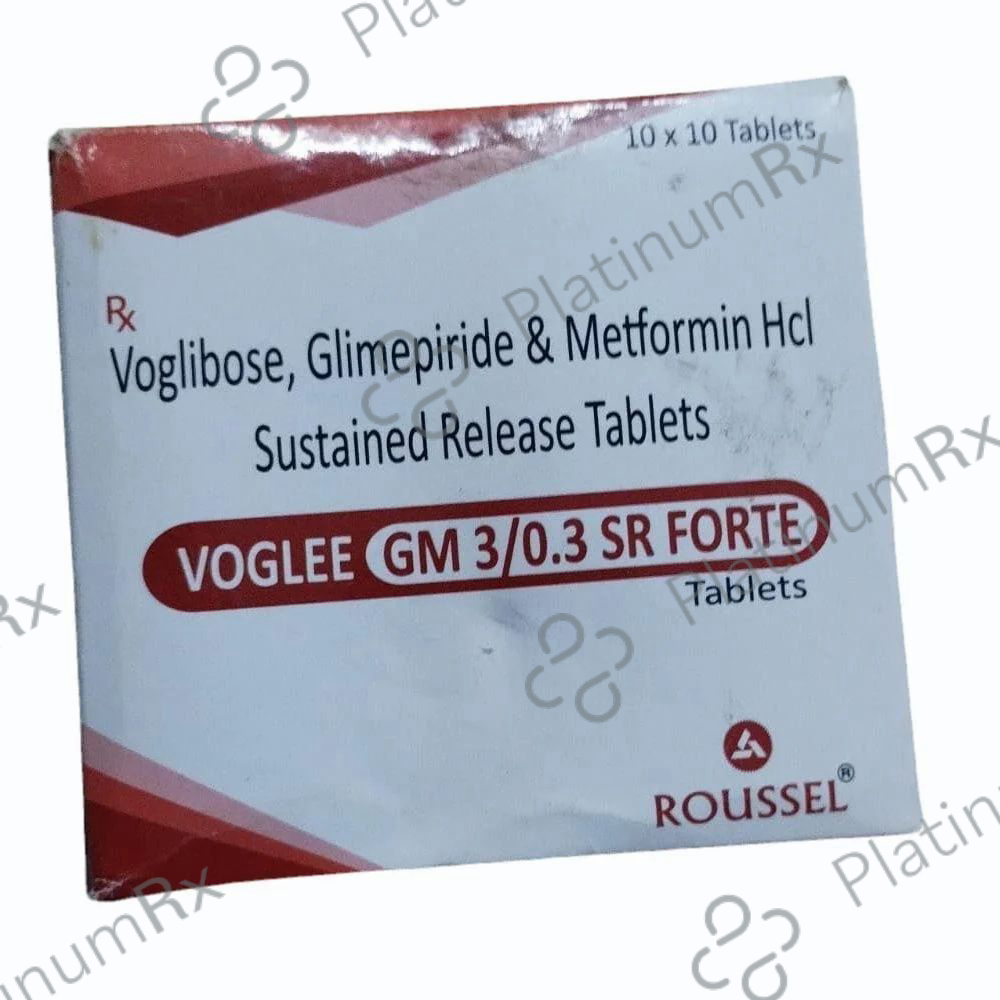 Voglee GM 3/0.3mg SR Forte Tablet 10s