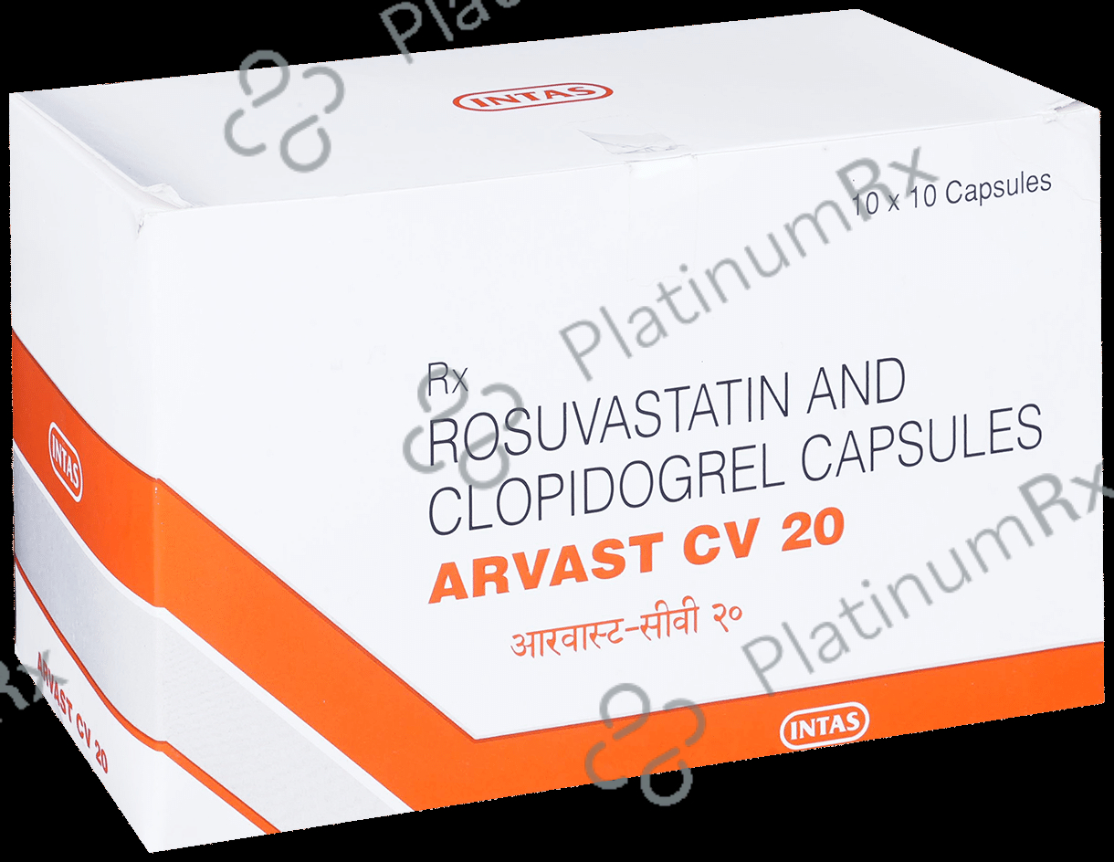 Arvast CV 20mg/75mg Capsule