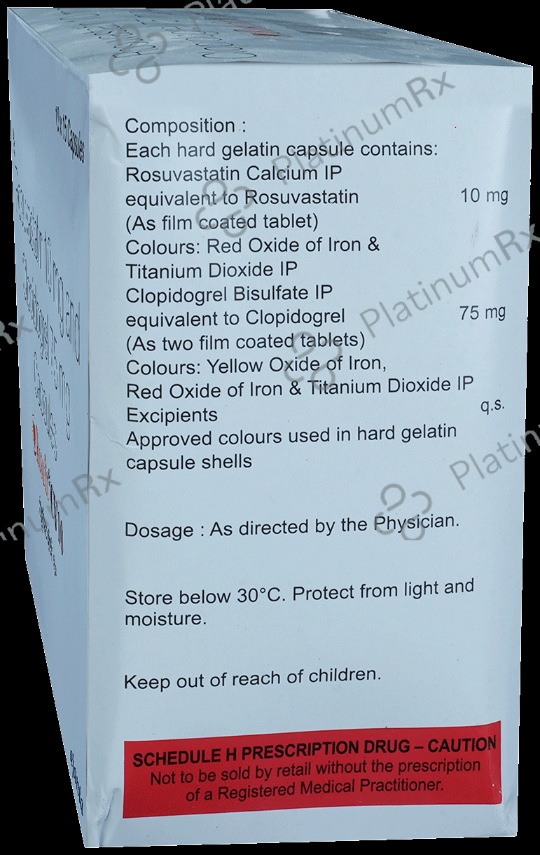 Rosufit CV 10/75mg Capsule 15s