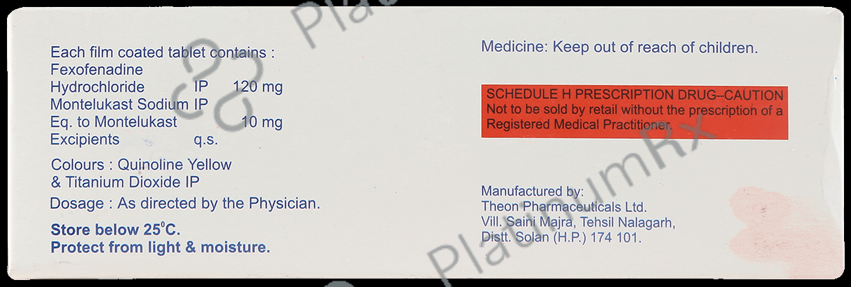 Pilot M 120/10mg Tablet 10s