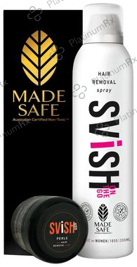 Svish On The Go Hair Removal Spray for Women, Made Safe Certified (200ml Each)