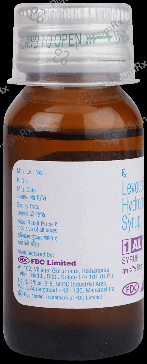 1 AL 2.5mg Syrup 30ml