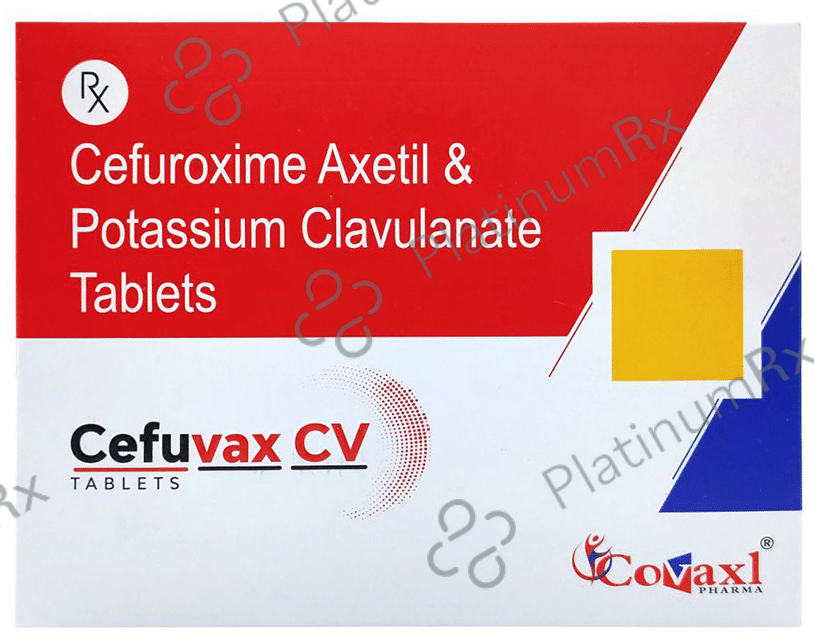 Cefuvax CV 500mg/125mg Tablet