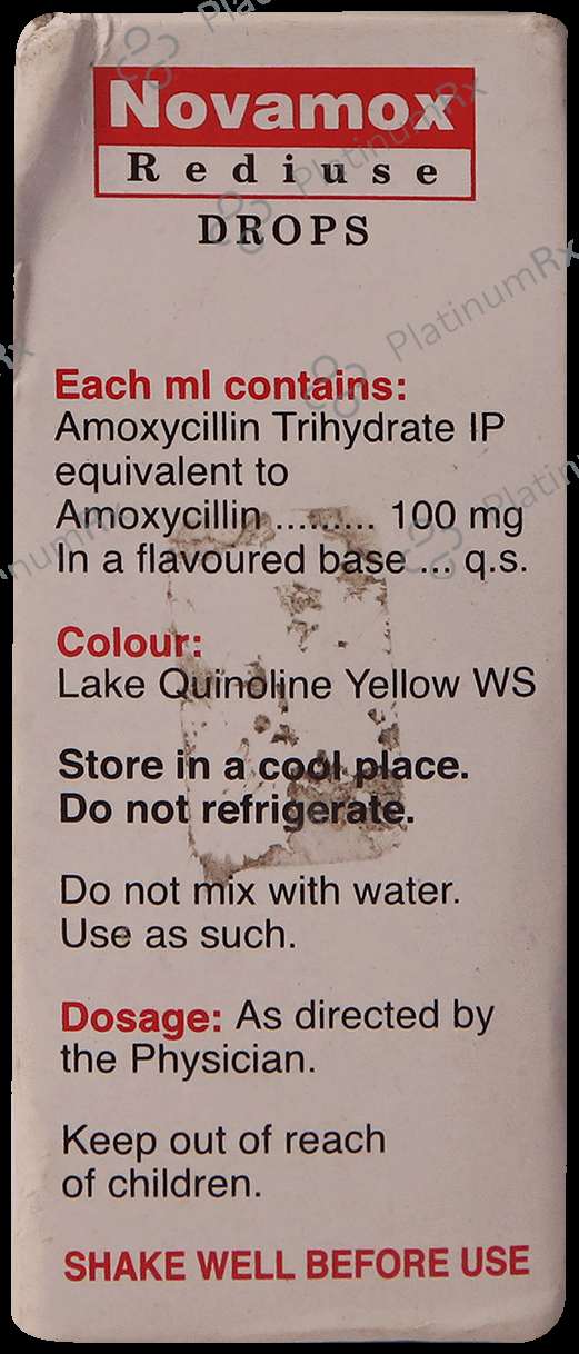 Novamox 100mg Rediuse Drop 10ml