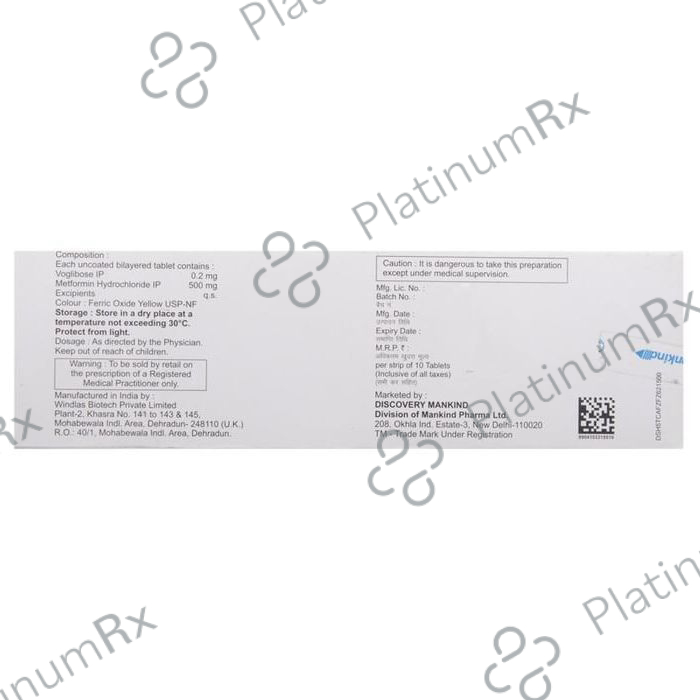 Voglistar-Plus 0.2 Tablet 10 Tablet