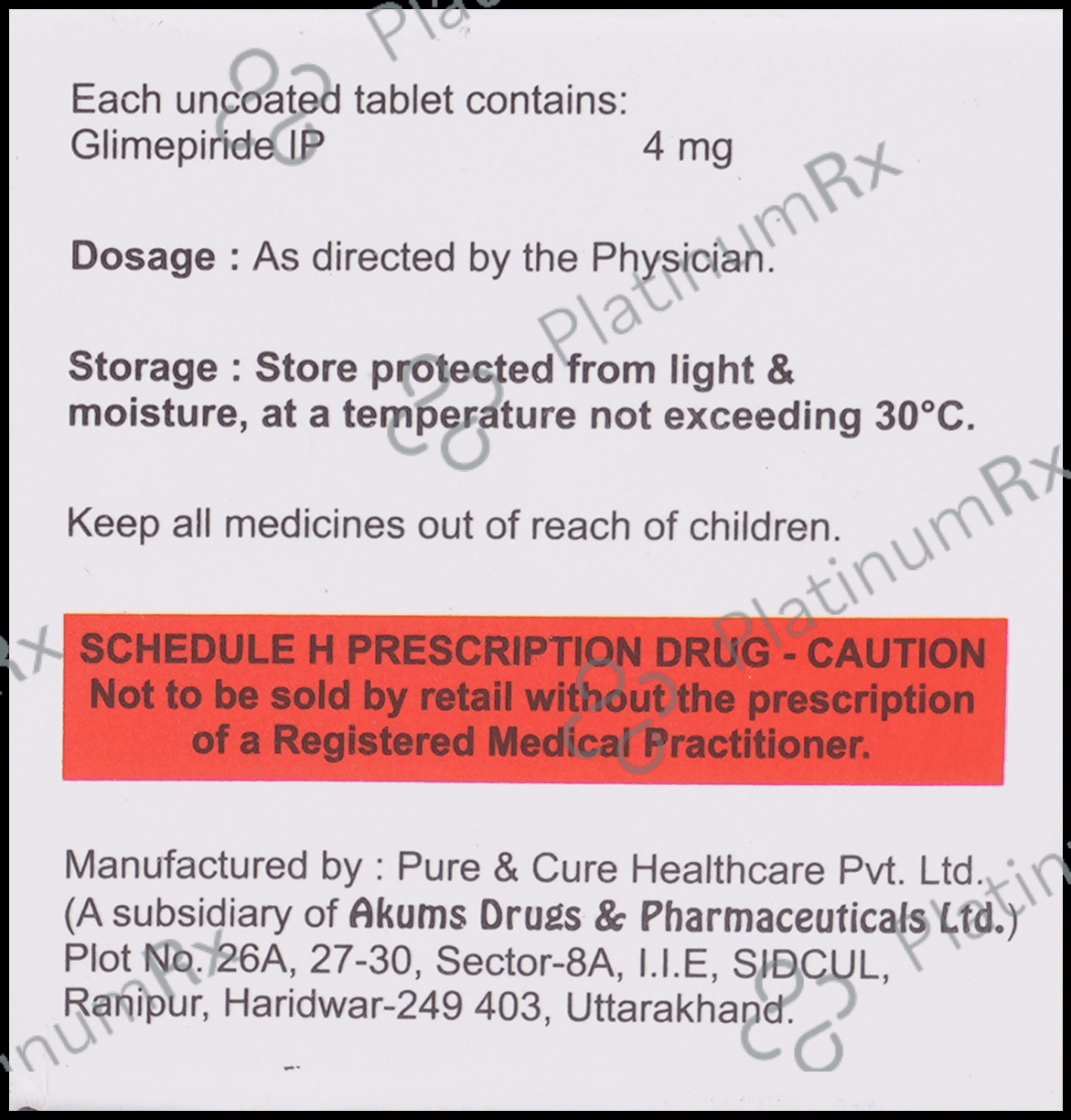 Glimisave 4mg Tablet 15s