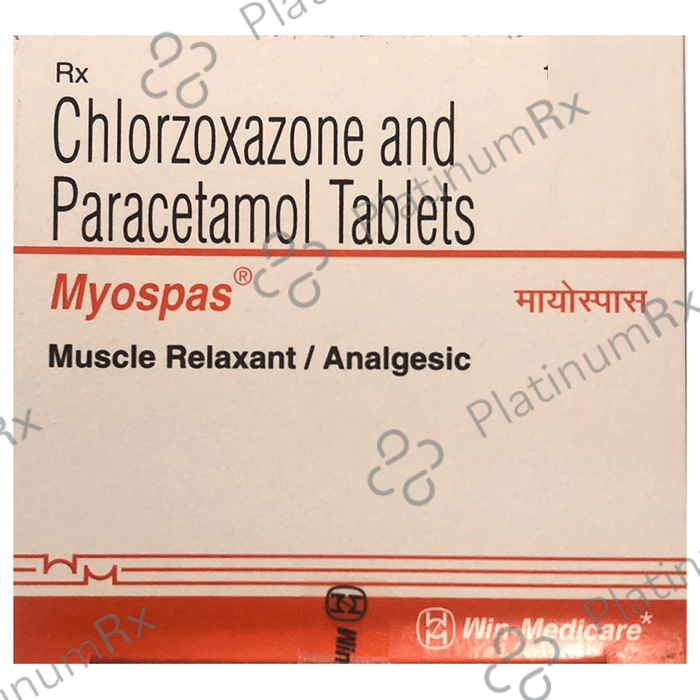 Myospas 500/250mg Tablet 10s