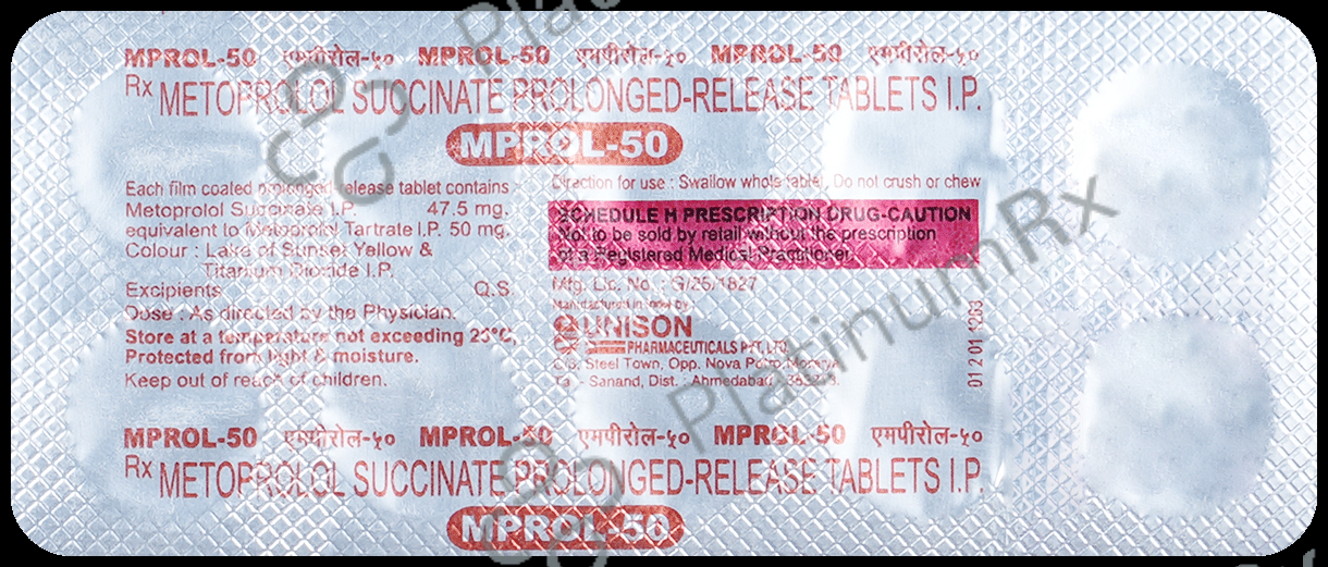 Mprol 50mg Tablet
