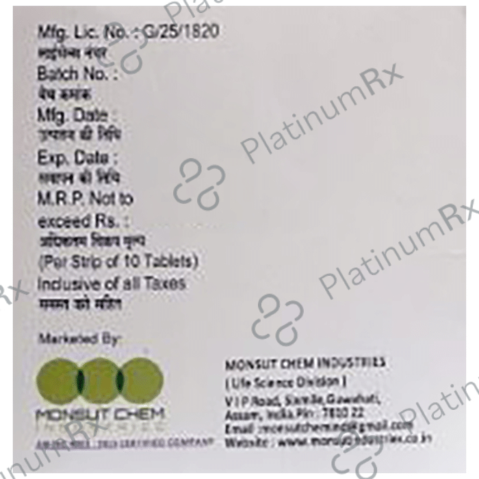 Dolsut SP 100mg/325mg/15mg Tablet
