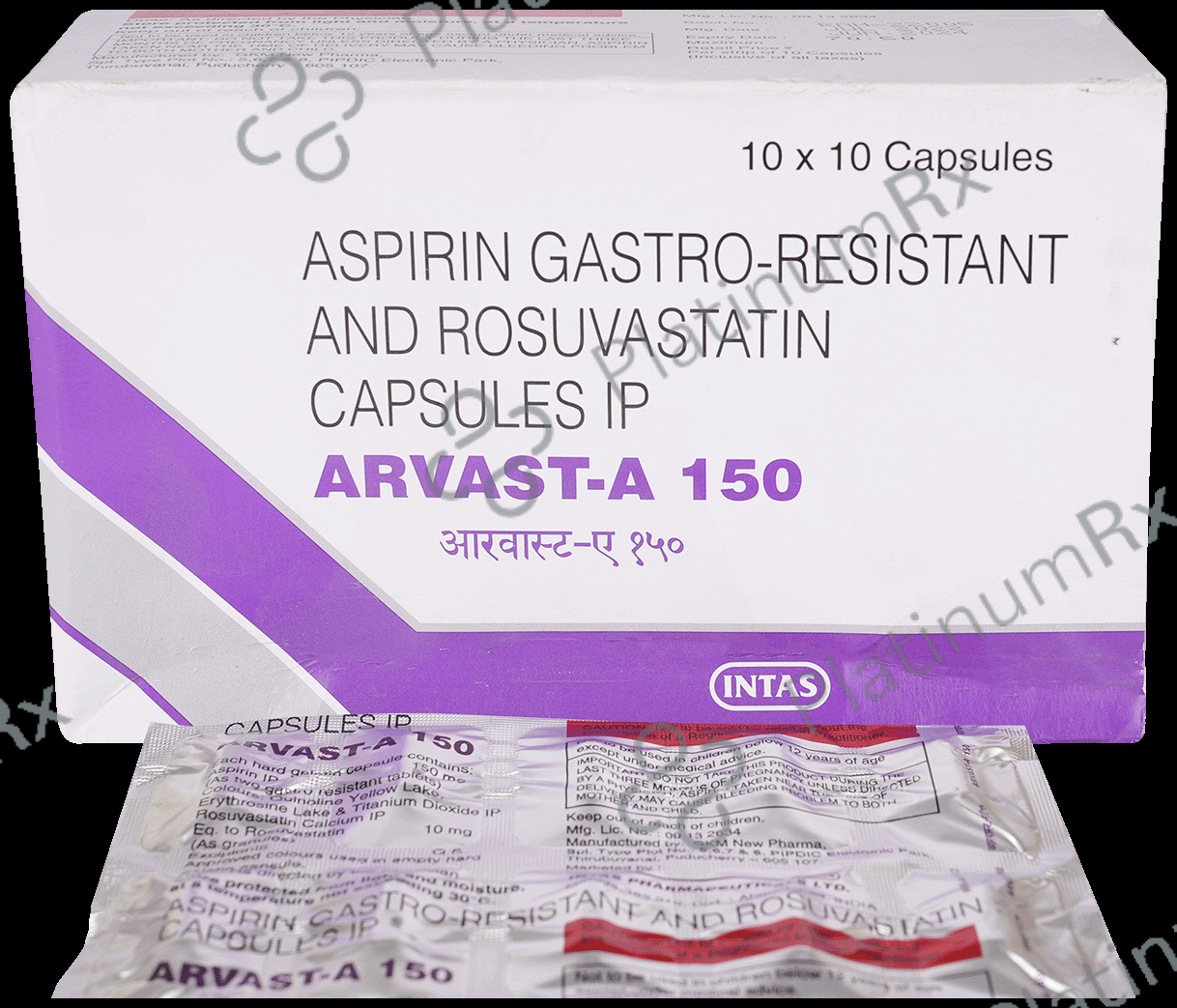 Arvast A 150/10mg Capsule 10s
